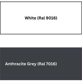 Apex Canopies Modern Flat Top Door Canopy Kit - Grey/White 1150 x 450mm x 120mm alternative
