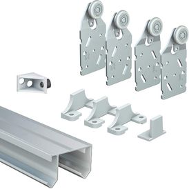 Trakkit Gemini Double Track Top Hung Sliding Kit for Wardrobe Doors alternative