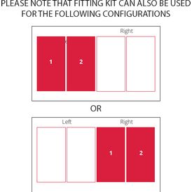 FurnFold Bifolding Door Hardware For Cabinets Or Wardrobes alternative