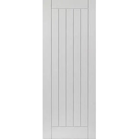 JB Kind 5 Panel Savoy White Primed Cottage Style Internal Door