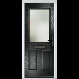 Crystal Lytham 1 Light Double Glazed Security Locking Front Door