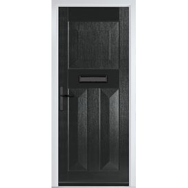 Crystal Eaton Classic 3 Panel Security Locking Front Door alternative