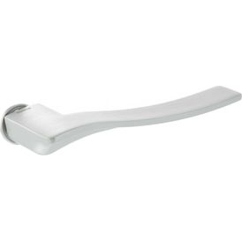 Forme Olimpia Lever Door Handle on Concealed Round Rose - Satin Chrome