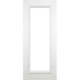 Deanta Blenheim White Primed Bevelled Glazed Internal Door
