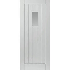 JB Kind Thames White Medite Tricoya Extreme Glazed External Door