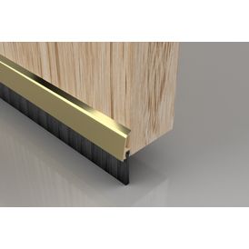 Stormguard 838mm Concealed Fix Door Brush Draught Strip