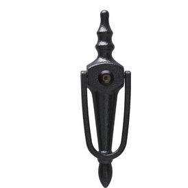 Fab &amp; Fix Classic Slim Nu Victorian Urn Door Knocker With Spyhole alternative