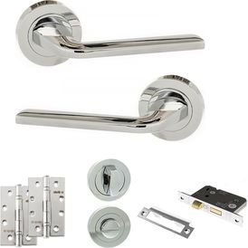 Eco Surf Door Handle Pack - Bathroom Set