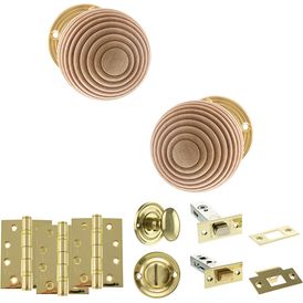 Old English Bridlington Door Knob Pack - Bathroom Set