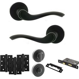 Old English Warwick Door Handle Pack - Bathroom Set alternative