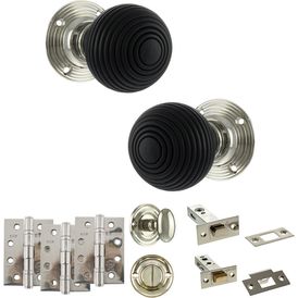 Old English Whitby Door Knob Pack - Bathroom Set