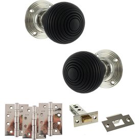 Old English Whitby Door Knob Pack - Latch Set