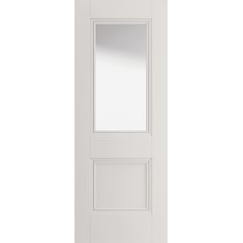 JB Kind Hardwick Half Light Glazed Primed Door