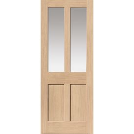 JB Kind Rushmore Unfinished Oak Glazed Internal Door