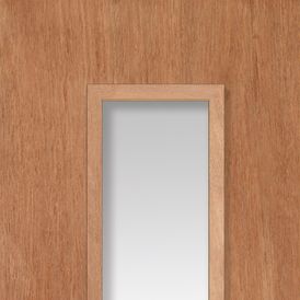 JB Kind Natural Unfinished Grade Internal FD30 Fire Door (with 2 Glazed Openings) alternative
