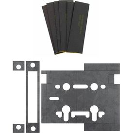 Atlantic Bathroom Lock &amp; 3" x 2" Hinge Pads Intumescent kit FD60