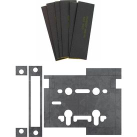 Atlantic Bathroom Lock &amp; 4" x 3" Hinge Pads Intumescent kit FD60