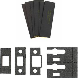 Atlantic Latch &amp; 3" x 2" Hinge Pads Intumescent kit FD60