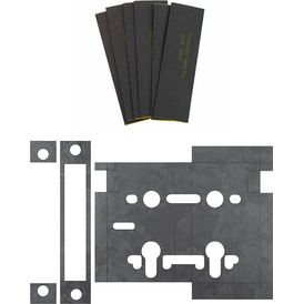 Atlantic Sash Lock &amp; 3" x 2" Hinge Pads Intumescent kit FD60