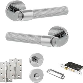 Senza Pari Andretta Door Handle Pack (Bathroom Set)