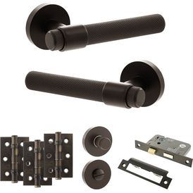Senza Pari Andretta Door Handle Pack (Bathroom Set) alternative
