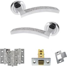 Senza Pari Crystal Door Handle Pack (Latch Set) alternative