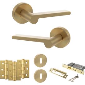 Senza Pari Darrio Door Handle Pack (3 Lever Lock Set) alternative