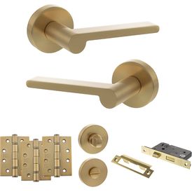 Senza Pari Darrio Door Handle Pack (Bathroom Set) alternative