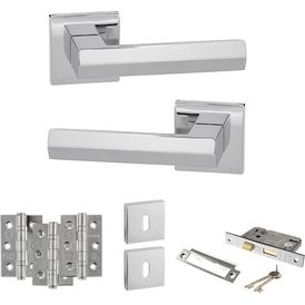 Senza Pari Davoli Door Handle Pack (3 Lever Lock Set) alternative