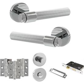 Senza Pari Fasana Door Handle Pack (Bathroom Set) alternative