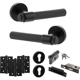 Senza Pari Fasana Door Handle Pack (Euro Lock Set)