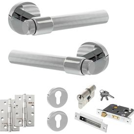 Senza Pari Fasana Door Handle Pack (Euro Lock Set) alternative