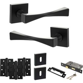 Senza Pari Guido Door Handle Pack (3 Lever Lock Set)