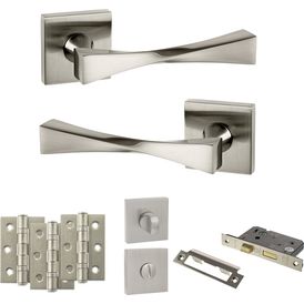 Senza Pari Guido Door Handle Pack (Bathroom Set) alternative