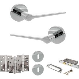 Senza Pari Laviano Door Handle Pack (3 Lever Lock Set)