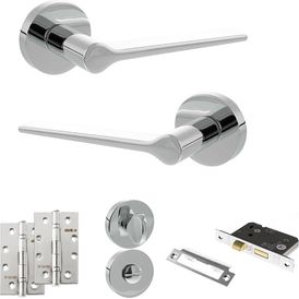 Senza Pari Laviano Door Handle Pack (Bathroom Set)