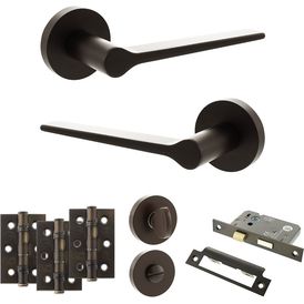 Senza Pari Laviano Door Handle Pack (Bathroom Set) alternative