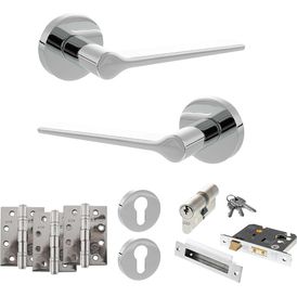 Senza Pari Laviano Door Handle Pack (Euro Lock Set)
