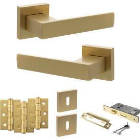 Senza Pari Panetti Door Handle Pack (3 Lever Lock Set)