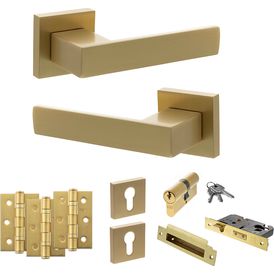 Senza Pari Panetti Door Handle Pack (Euro Lock Set)