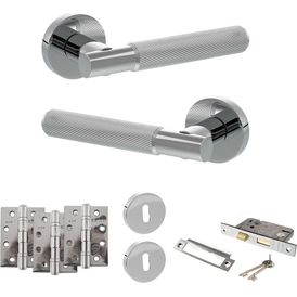 Senza Pari Rosarno Door Handle Pack (3 Lever Lock Set)