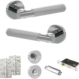 Senza Pari Rosarno Door Handle Pack (Bathroom Set)
