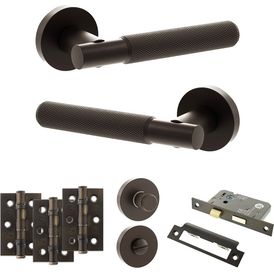 Senza Pari Rosarno Door Handle Pack (Bathroom Set) alternative