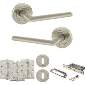 STATUS Alabama Door Handle Pack (3 Lever Lock Set)