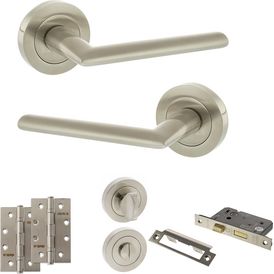 STATUS Alabama Door Handle Pack (Bathroom Set)