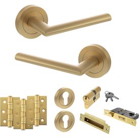 STATUS Alabama Door Handle Pack (Euro Lock Set) alternative
