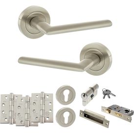 STATUS Alabama Door Handle Pack (Euro Lock Set)