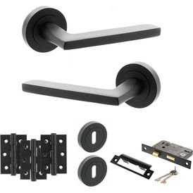 STATUS Alaska Door Handle Pack (3 Lever Lock Set)