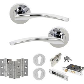 STATUS Arizona Door Handle Pack (Euro Lock Set)