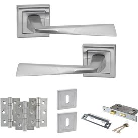STATUS California Door Handle Pack (3 Lever Lock Set) alternative